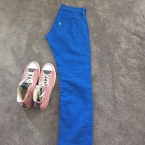 Levi's 511 32/30 Cobalt Blue Skinny Jean/Pant